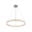 Artcraft Chevron 1Lt LED 32" Pendant, Brushed Nickel/Clear
