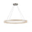 Artcraft Chevron 1Lt LED 39" Pendant, Brushed Nickel/Clear