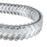 Artcraft Chevron 1Lt LED 47" Pendant, Brushed Nickel/Clear