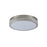 Artcraft Chevron 1Lt LED 20" Flush-Mount, Brushed Nickel/Clear