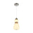 Artcraft Strata 1Lt LED 14" Pendant, Satin Nickel/Acid Opal