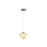 Artcraft Solara 1Lt LED 7" Pendant, Graphite/Cloudy Swirl