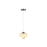 Artcraft Solara 1Lt LED 7" Pendant, Graphite/Cloudy Swirl