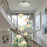Artcraft Solara 7Lt LED Chandelier, Graphite/Cloudy Swirl