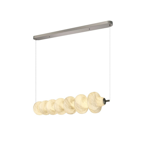Artcraft Solara 1Lt LED 43" Pendant, Graphite/Cloudy Swirl - AC5088GR