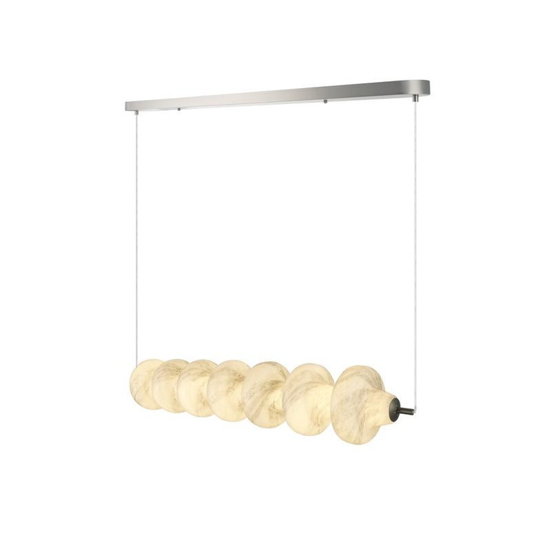 Artcraft Solara 1Lt LED 43" Pendant, Graphite/Cloudy Swirl