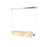 Artcraft Solara 1Lt LED 43" Pendant, Graphite/Cloudy Swirl