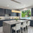 Artcraft Solara 1Lt LED 43" Pendant, Graphite/Cloudy Swirl