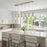 Artcraft Zara 6Lt LED Pendant, Brushed Nickel/Clear