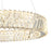 Artcraft Alya 1Lt LED 24" Chandelier, Polished Nickel/Clear