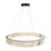 Artcraft Alya 1Lt LED 32" Chandelier, Polished Nickel/Clear