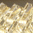 Artcraft Alya 1Lt LED 12" Flush-Mount, Polished Nickel/Clear