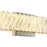 Artcraft Alya 1Lt LED 19" Wall Sconce, Polished Nickel/Clear