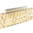 Artcraft Alya 1Lt LED 23" Wall Sconce, Polished Nickel/Clear