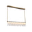 Artcraft Roselle 1Lt LED 12"H Pendant, Legacy Brass/Piastra