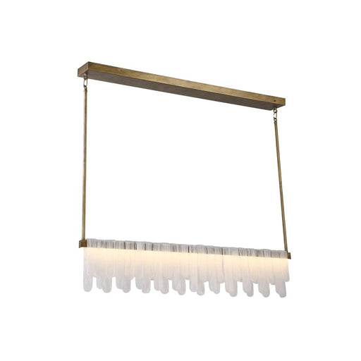 Artcraft Roselle 1Lt LED 12"H Pendant, Legacy Brass/Piastra