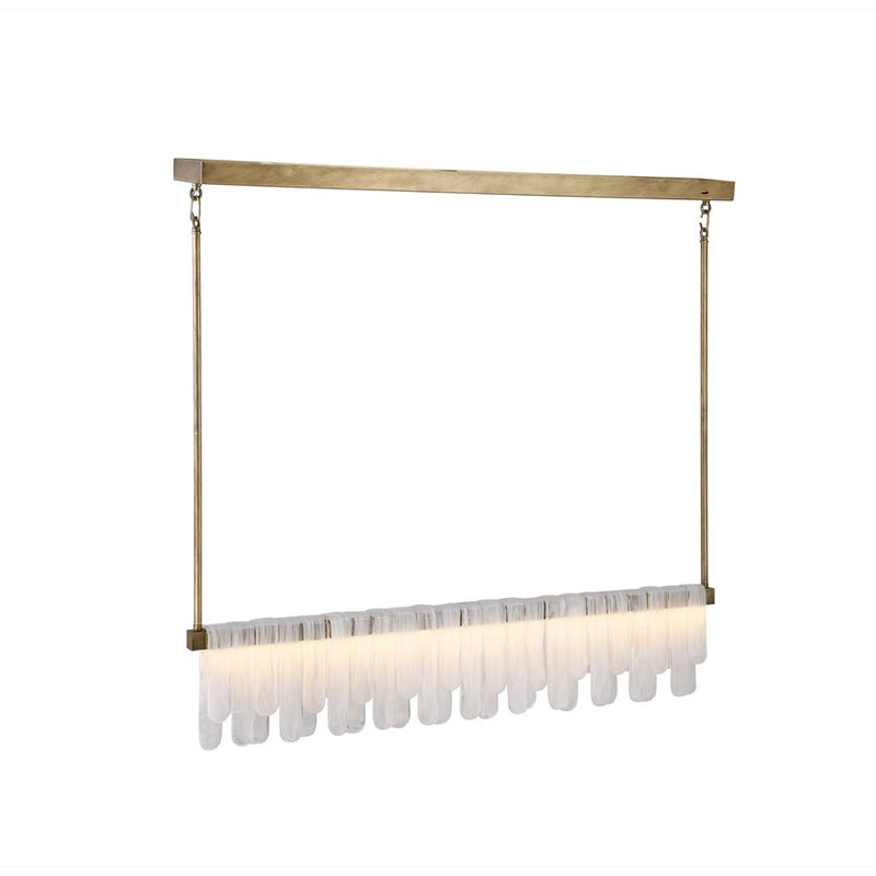 Artcraft Roselle 1Lt LED 12"H Pendant, Legacy Brass/Piastra