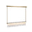 Artcraft Roselle 1Lt LED 12"H Pendant, Legacy Brass/Piastra