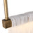 Artcraft Roselle 1Lt LED 12"H Pendant, Legacy Brass/Piastra