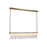 Artcraft Roselle 1Lt LED 12"H Pendant, Legacy Brass/Piastra