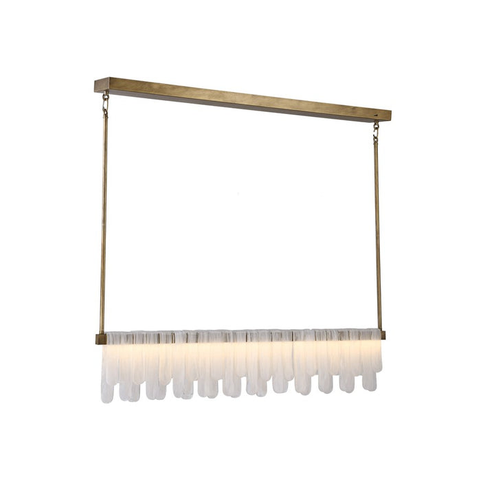 Artcraft Roselle 1Lt LED 12"H Pendant, Legacy Brass/Piastra