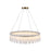 Artcraft Roselle 1Lt LED 33" Pendant, Legacy Brass/Piastra