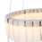 Artcraft Roselle 1Lt LED 19" Pendant, Legacy Brass/Piastra