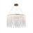 Artcraft Roselle 1Lt LED 40" Pendant, Legacy Brass/Piastra