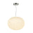 Artcraft Portico 1Lt LED 15" Pendant, Satin Nickel/White Lava