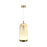 Artcraft Nebulosa Light Pendant, Brass/Amber/White