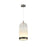 Artcraft Nebulosa Light Pendant, Graphite/Clear/Diamond White