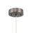 Artcraft Nebulosa Light Pendant, Graphite/Clear/Diamond White