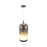 Artcraft Nebulosa Light Pendant, Graphite/Smoke/White