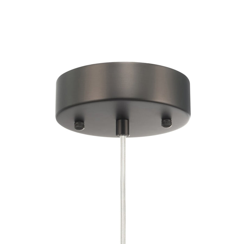 Artcraft Nebulosa Light Pendant, Graphite/Smoke/White
