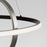 Artcraft Gemini LED Pendant, Black/Nickel