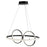 Artcraft Gemini LED Pendant, Black/Nickel