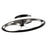 Artcraft Gemini 18W LED Flush Mount, Black/Nickel