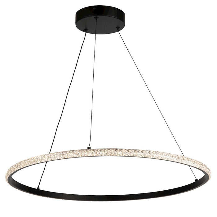 Artcraft Nova 30W LED Pendant, Black