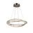 Artcraft Stella 1 Light LED 25W Pendant, Satin Nickel/Clear - AC6720SN