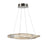 Artcraft Stella 1 Light Led 25W Pendant, Satin Nickel/Clear