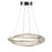 Artcraft Stella 1 Light Led 25W Pendant, Satin Nickel/Clear