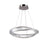 Artcraft Stella 1 Light Led 25W Pendant, Satin Nickel/Clear