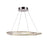 Artcraft Stella 1 Light Led 50W Pendant, Satin Nickel/Clear