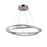 Artcraft Stella 1 Light Led 50W Pendant, Satin Nickel/Clear