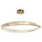 Artcraft Stella LED Pendant, Brushed Brass/Clear