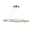 Artcraft Stella 1 Light Led 65W Pendant, Satin Nickel/Clear