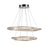 Artcraft Stella 1 Light 90W Chandelier, Satin Nickel/Clear - AC6723SN