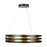 Artcraft Toledo 1 Light 25.5" Chandelier, Black/Black, Brushed Brass