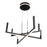 Artcraft Silicon Valley Integrated LED Chandelier, Black