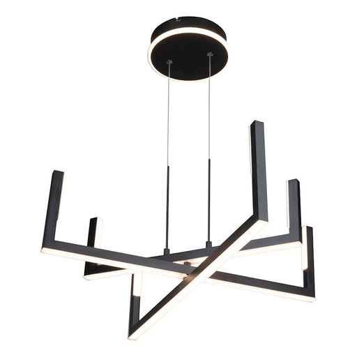 Artcraft Silicon Valley Integrated LED Chandelier, Black